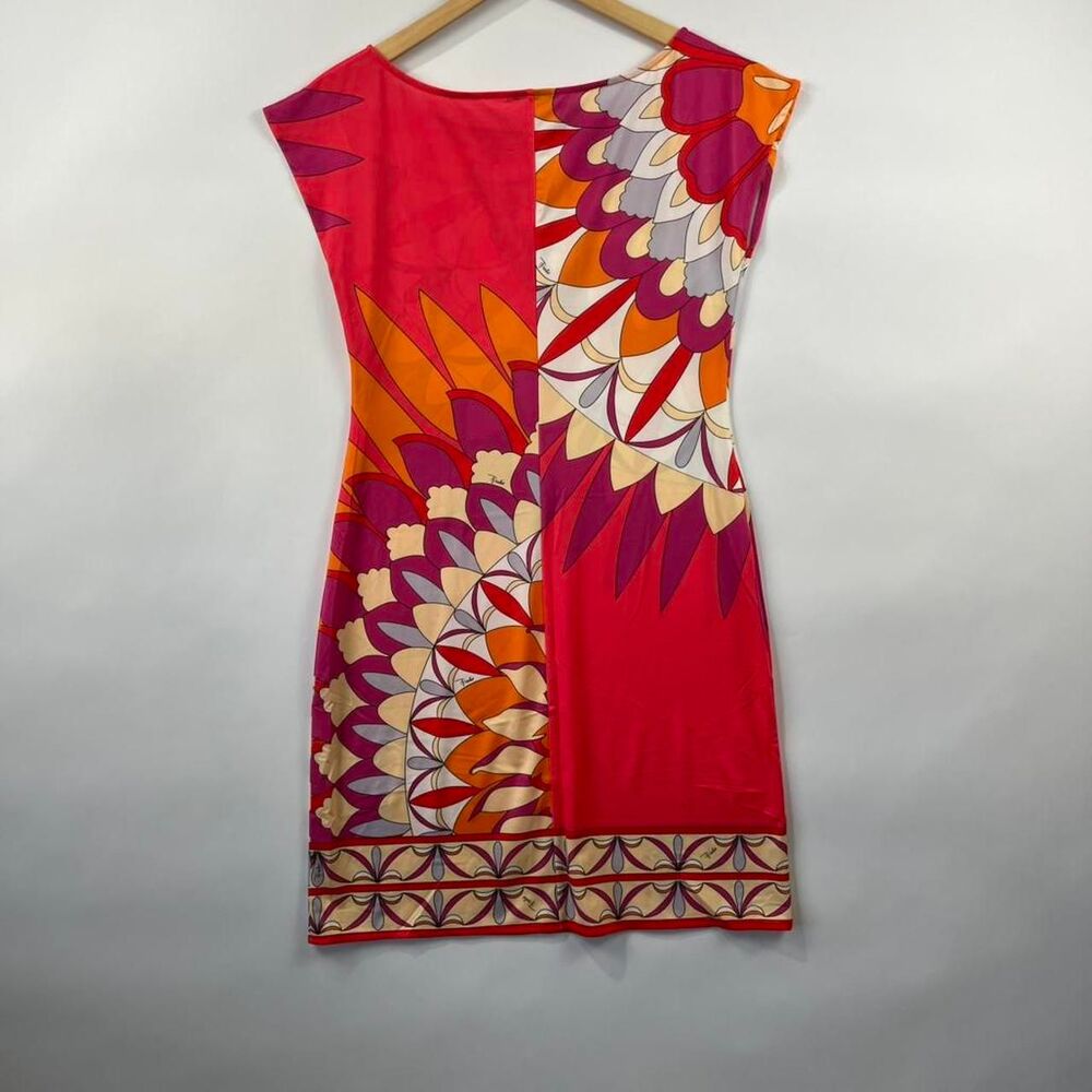 Y2K Retro Abstract Print Mini Women's Dress - Picture 2 of 4